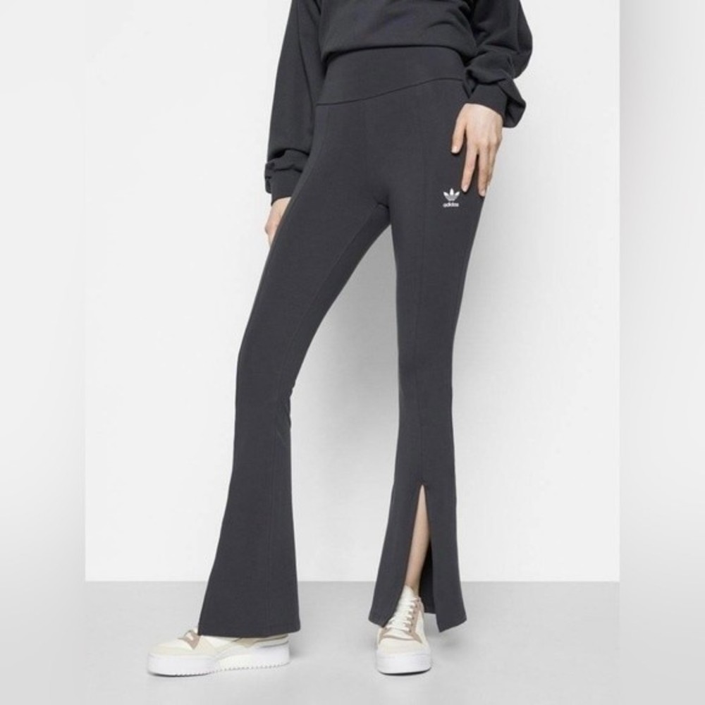 Adidas Women’s Plus Size 3x Originals Flare Pants Gray